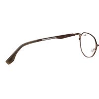 LV.MU.1247-0202.1 Armacao Para Oculos de Grau Masculino Reebok Multi Polarizado Marrom -4-
